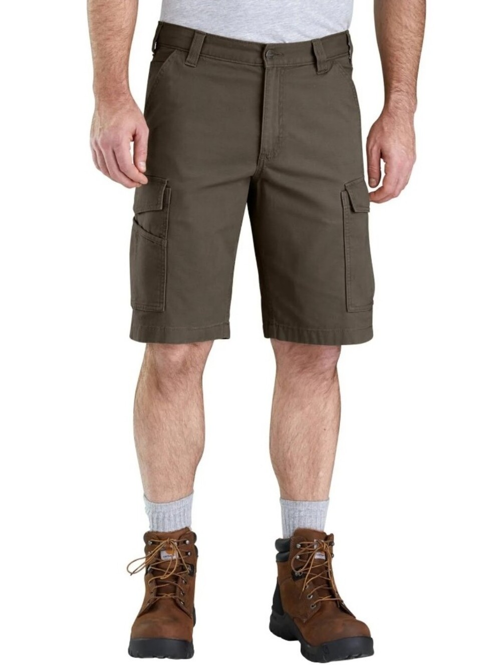 Carhartt Relaxed Fit "Rigby Canvas Cargo Short" Green | Men's Size 30 - Picture 3 of 10